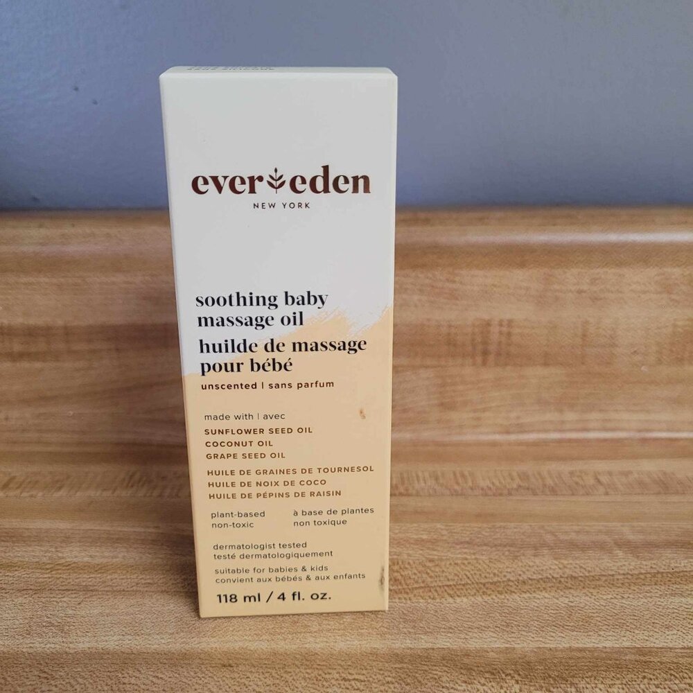 Ever Eden Soothing Baby Massage Oil Brand New